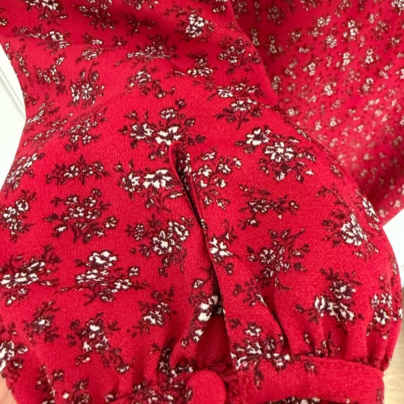 Levi’s Floral Red Dress - Picture 5 of 8